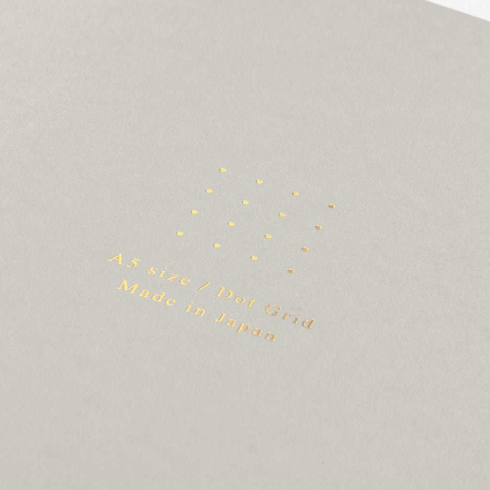 Midori Notebook - Color Dot Grid Gray