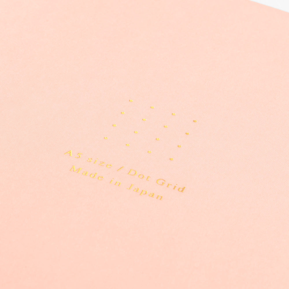 Midori Notebook - Color Dot Grid Pink