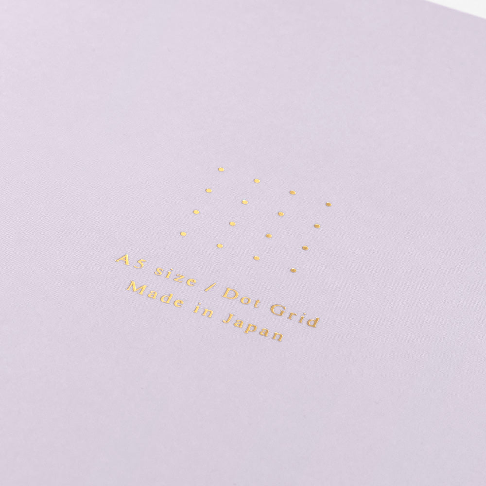 Midori Notebook - Color Dot Grid Purple