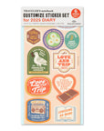 Traveler's Notebook - Kalender 2025 - Sticker Set