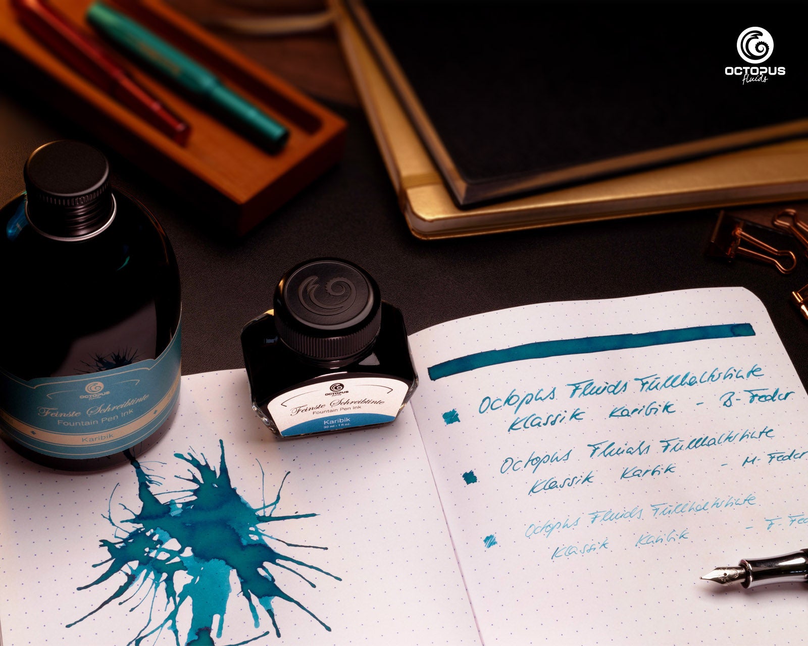 Octopus Ink Caribbean Turquoise