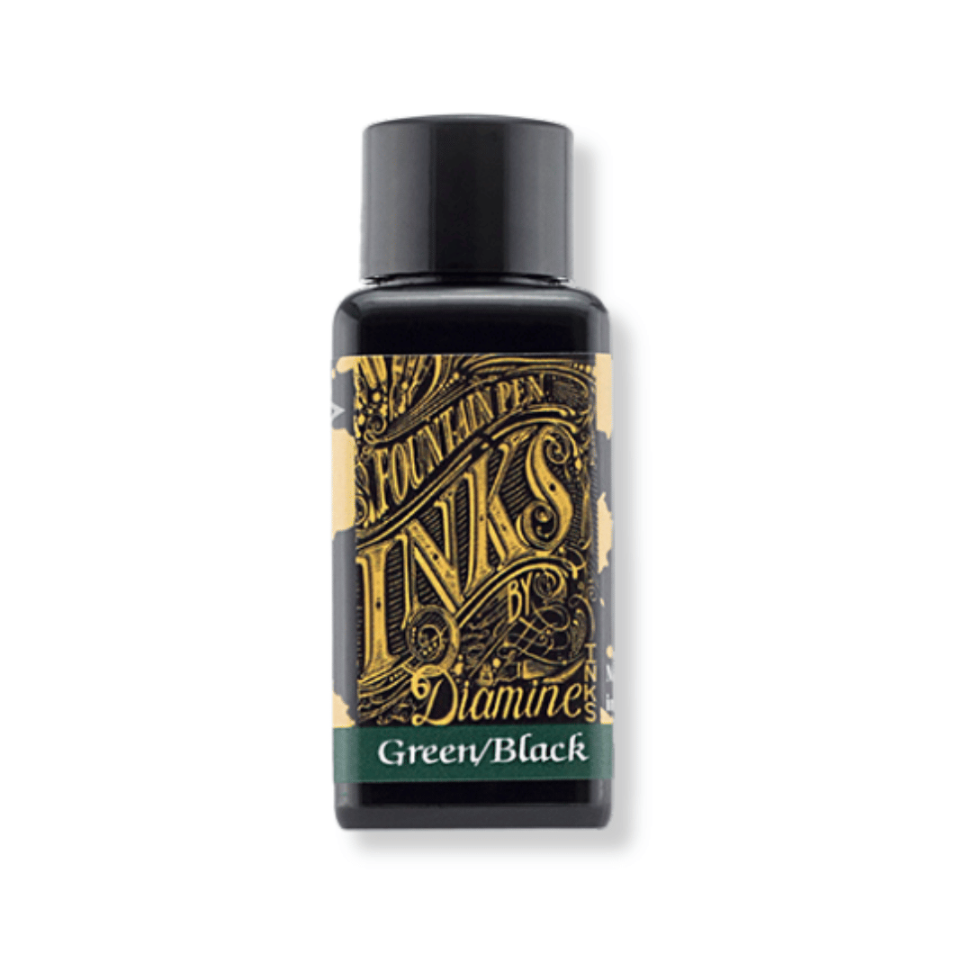 Diamine ink - black-green / green-black 30 ml