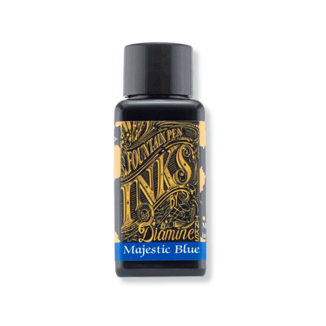 Diamine ink - majestic blue / majestic blue 30 ml