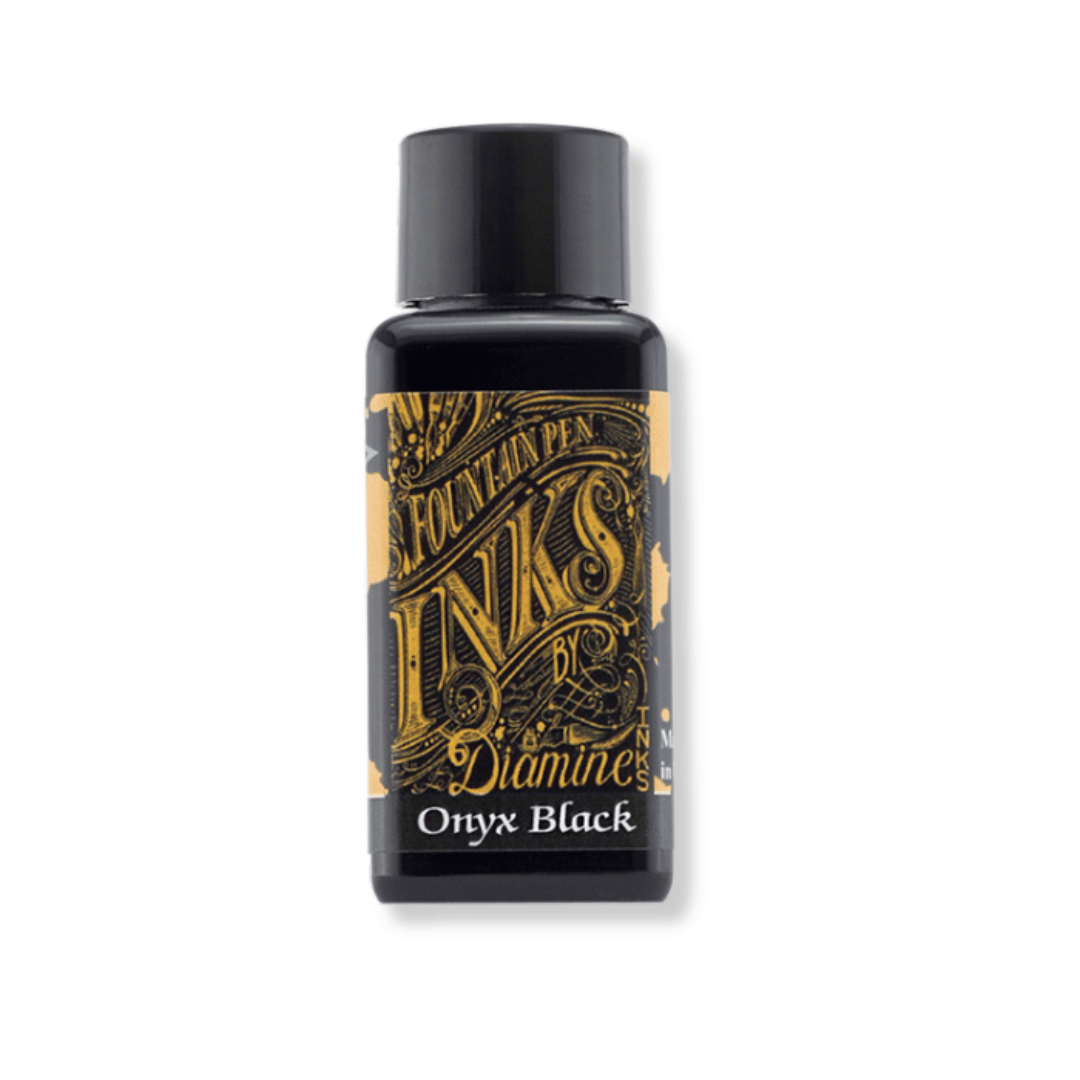 Diamine ink - onyx black / onyx black 30 ml