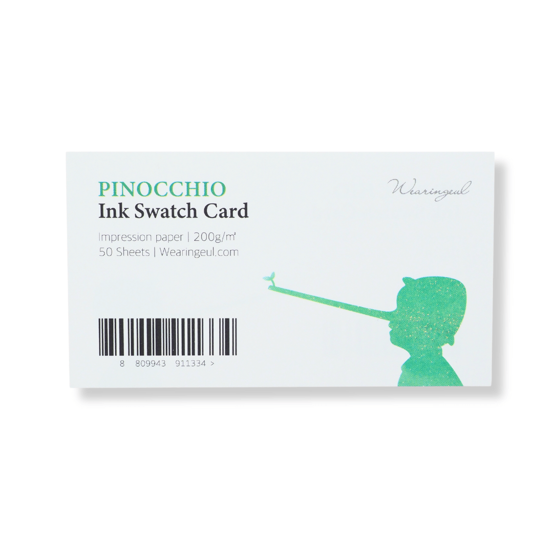 Wearingeul - Tintenswatch-Karten Pinocchio