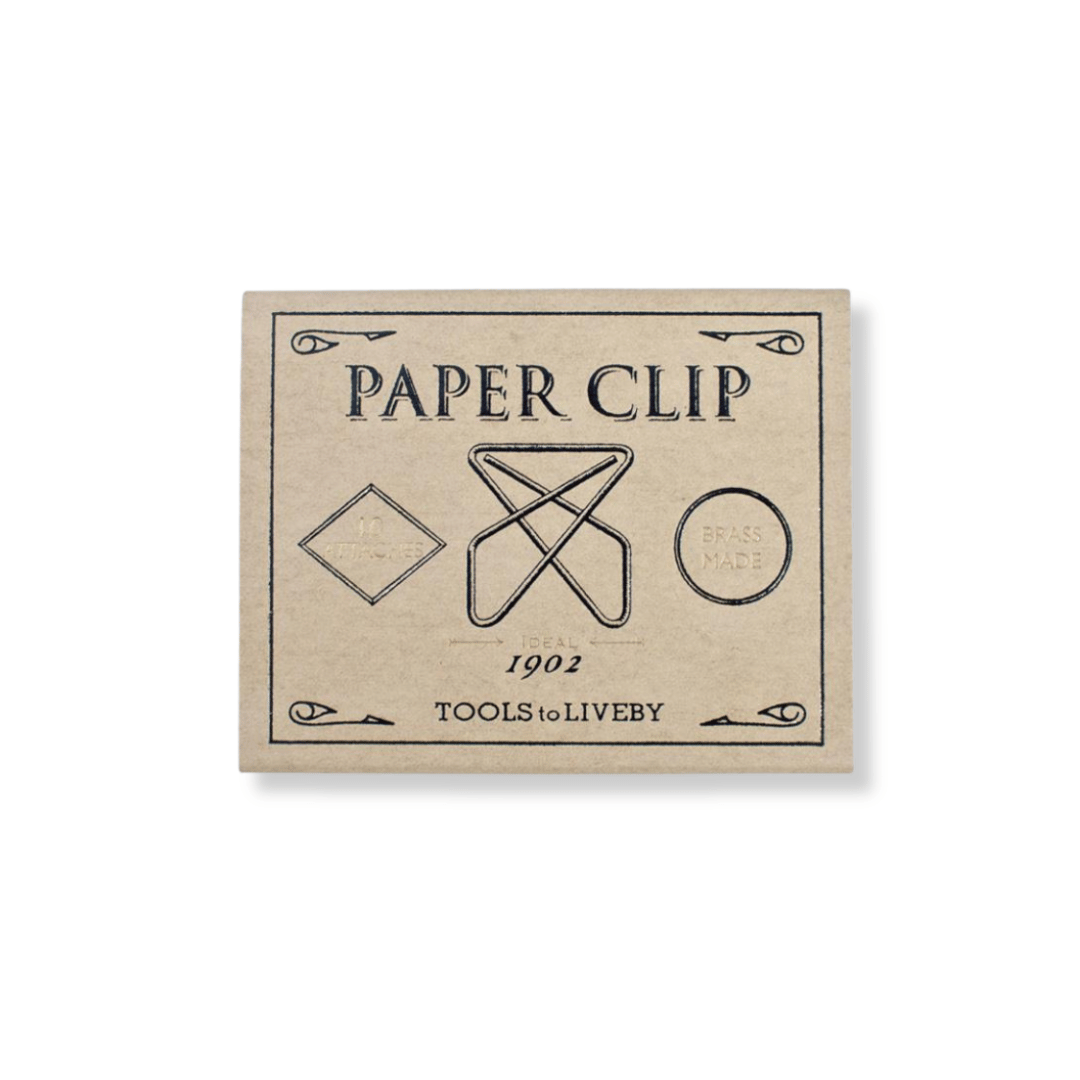 Tools to Liveby - Brass Paper Clips